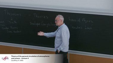 The theory of general circulation of atmospheres and oceans - lecture 4