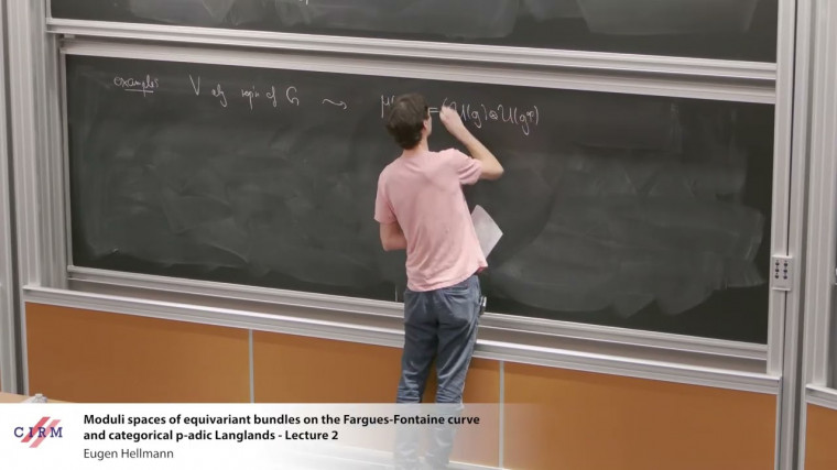 Moduli spaces of equivariant bundles on the Fargues-Fontaine curve and categorical p-adic Langlands - lecture 2