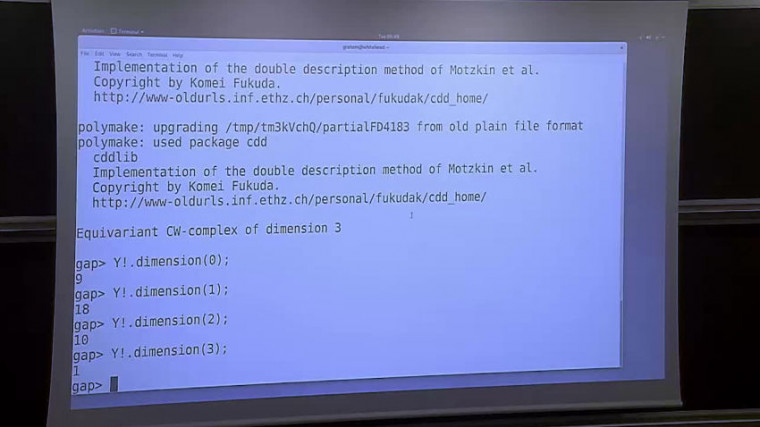 Computational group theory, cohomology of groups and topological methods 1