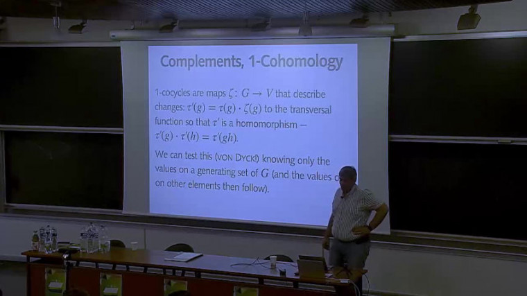 Computational group theory, cohomology of groups and topological methods 4