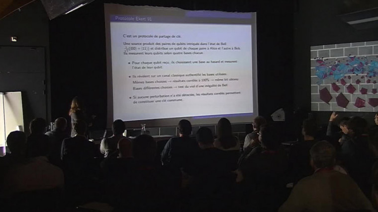 Cryptographie quantique, intrication et violations du réalisme local...