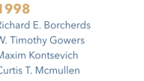 Fields medallists - 1998