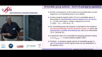 Group representations in dynamical systems and geometry / Représentations des groupes en géométrie et dynamique