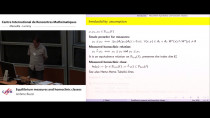 Jean-Morlet Chair 2019 - Research School: Thermodynamic Formalism: Modern Techniques in Smooth Ergodic Theory / Chaire Jean-Morlet 2019 - Ecole : Formalisme thermodynamique : techniques modernes en théorie ergodique