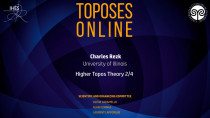 Charles Rezk - Higher Topos Theory