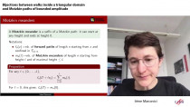 Lattice Paths, Combinatorics and Interactions / Marches aléatoires, combinatoire et interactions