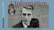 Séminaire Poincaré XXIII - L'information
