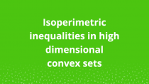 Isoperimetric inequalities in high dimensional convex sets