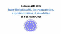 AIES-2025 - Interdisciplinarité, instrumentation, expérimentation et simulation