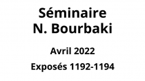 Bourbaki - Avril 2022