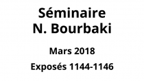 Bourbaki - Mars 2018