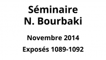 Bourbaki - Novembre 2014