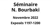 Bourbaki - Novembre 2022