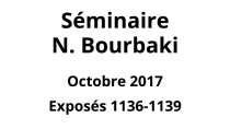 Bourbaki - Octobre 2017