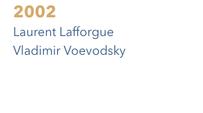 Fields medallists - 2002