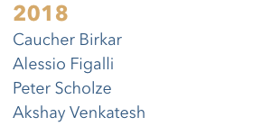 Fields medallists - 2018