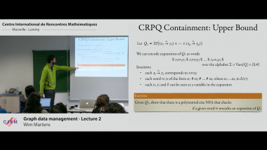 Ecole de Printemps d'Informatique Théorique (EPIT) 2019 - Données, logique et automates / Spring school on Theoretical Computer Science (EPIT) - Databases, Logic and Automata