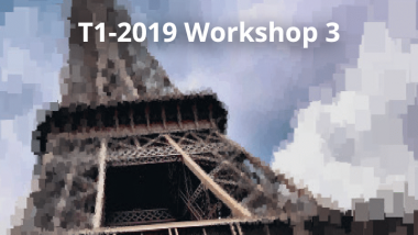 2019 - T1 - WS3 - Imaging and machine learning