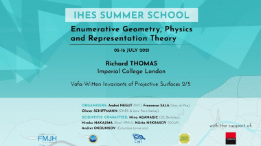 Richard Thomas - Vafa-Witten Invariants of Projective Surfaces