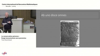 Mathematical data and documentation, preserve, access: today and tomorrow / Données et documentation mathématiques, préserver, accéder : aujourd'hui et demain