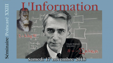 Séminaire Poincaré XXIII - L'information