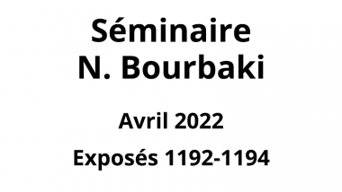 Bourbaki - Avril 2022