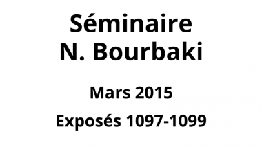Bourbaki - Mars 2015