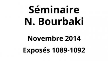 Bourbaki - Novembre 2014