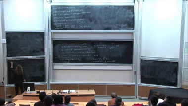 Distributions of Frobenius of elliptic curves #1