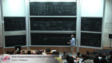 Coupled rotations and snow falling on cedars