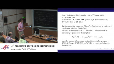$H^{3}$ non ramifié et cycles de codimension 2