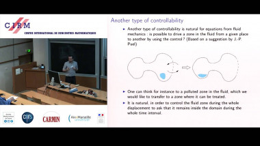 Control of the motion of a set of particles