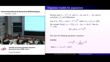 Spatially structured population dynamics: the point of view of PDEs - Part 1