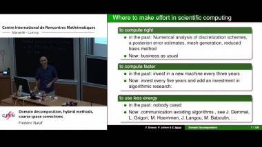 Domain decomposition, hybrid methods, coarse space corrections