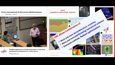 Multiple applications of high performance computing and numerical simulations in Total group