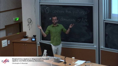 Weighted Schur algebras or «Diagrammatic Cherednik algebras» over fields of arbitrary characteristic