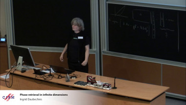 Phase retrieval in infinite dimensions