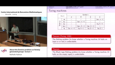 About the domino problem on finitely generated groups - Lecture 1