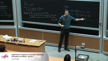 Applications of algebra to automatic sequences and pattern avoidance - Lecture 1