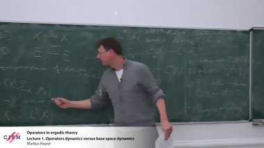 Operators in ergodic theory - Lecture 1: Operators dynamics versus base space dynamics