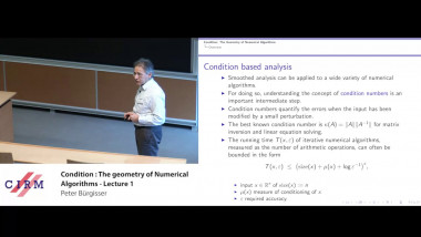 Condition: the geometry of numerical algorithms - Lecture 1