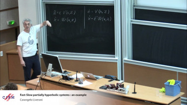 Fast-Slow partially hyperbolic systems: an example