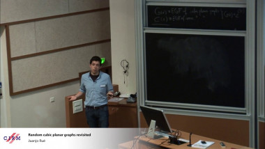 Random cubic planar graphs revisited