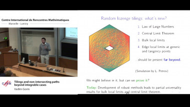 Tilings and non-intersecting paths beyond integrable cases