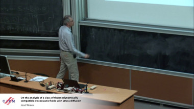 On the analysis of a class of thermodynamically compatible viscoelastic fluids with stress diffusion