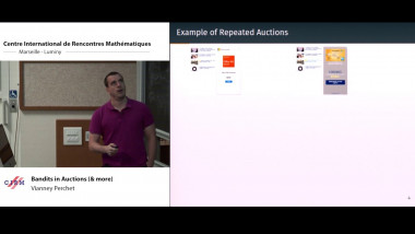 Bandits in auctions (& more)