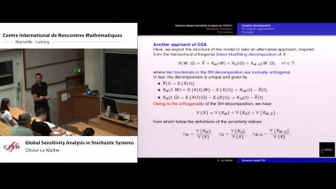 Global sensitivity analysis in stochastic systems