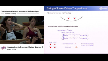 Introduction to quantum optics - Lecture 2