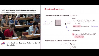 Introduction to quantum optics - Lecture 3