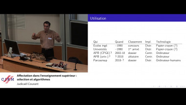 Affectation dans l'enseignement supérieur : sélection et algorithmes